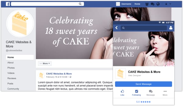 Cómo crear una página de empresa en Facebook